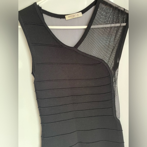 Arden B Sexy Black Bodycon Dress SZ Sm - Picture 5 of 6